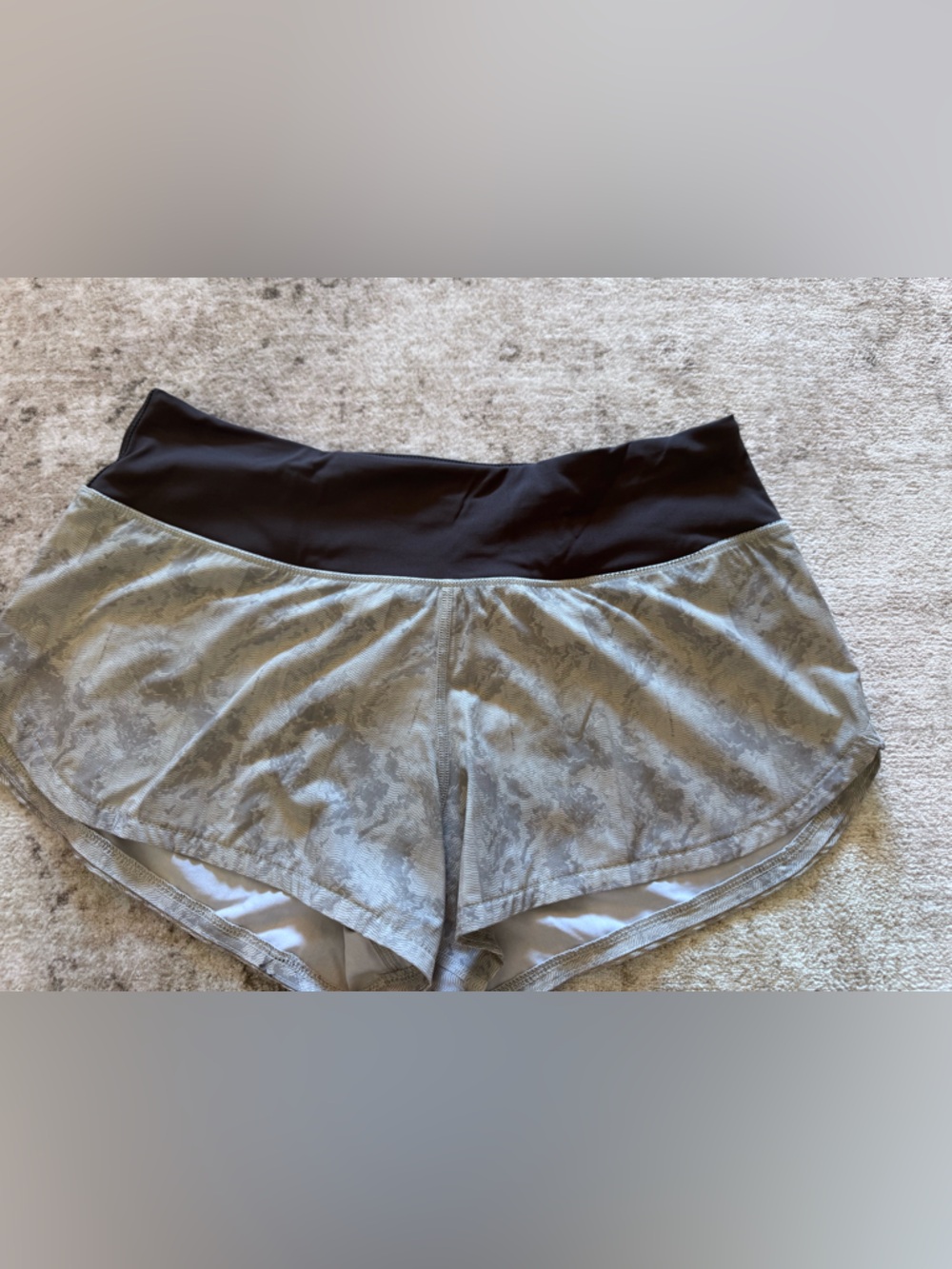 Vuori Two-Tone Gray and Black Performance Shorts